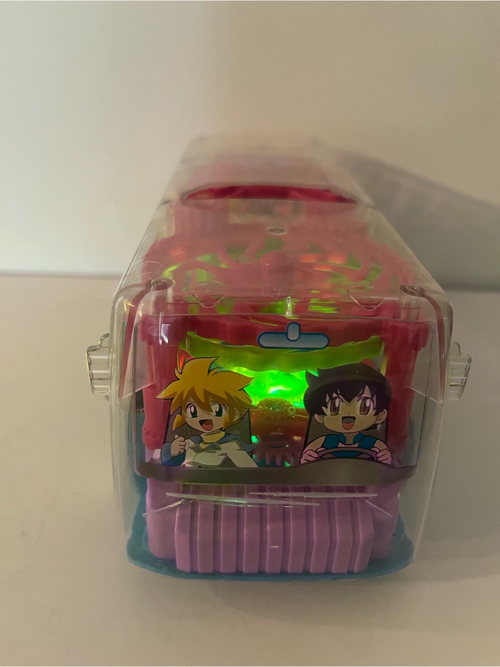 Transparent 3D Bus Toy / light -up music ⭐️⭐️⭐️⭐️⭐️